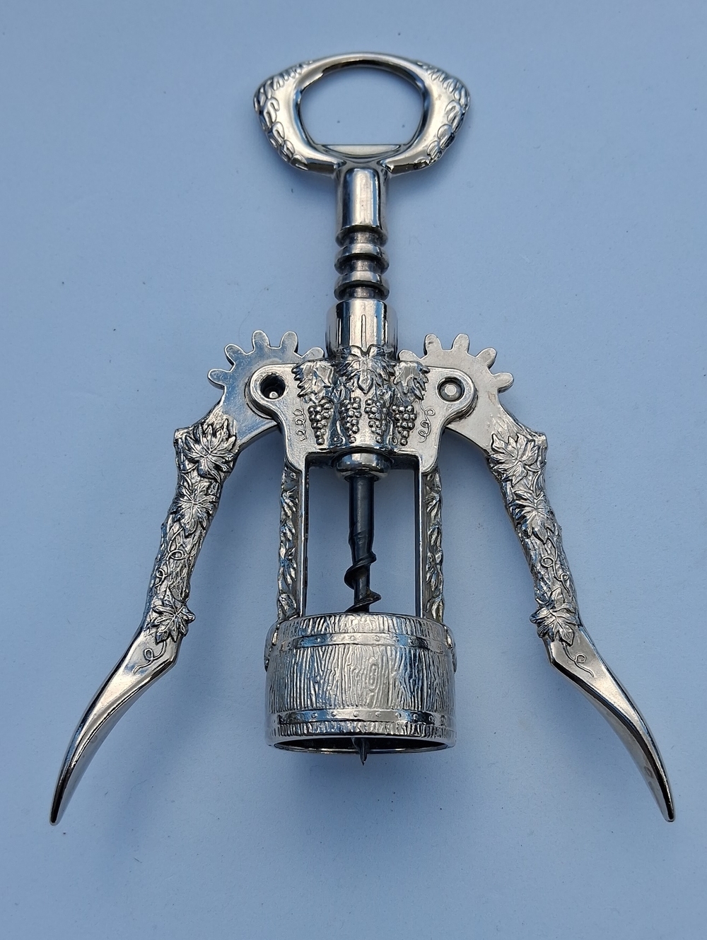 Vintage Ghidini Botticello Grape Design Wing Corkscrew